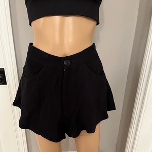Zara black shorts